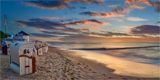  Panoramabild Am Strand der Ostsee