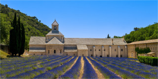  Panoramabild  Senanque Kloster Provence Frankreich