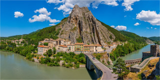  Panoramabild  Sisterone Provence Frankreich