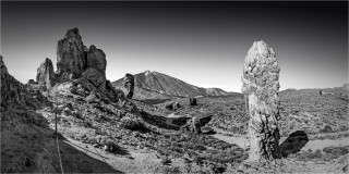  Panoramabild  Felsenformation Teide Nationalpark Teneriffa