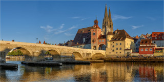  Panoramabild Regensburg an der Donau