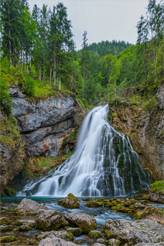  Wandbild Wasserfall Golling Österreich