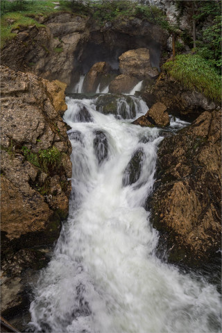  Wandbild Wildbach Wasserfall