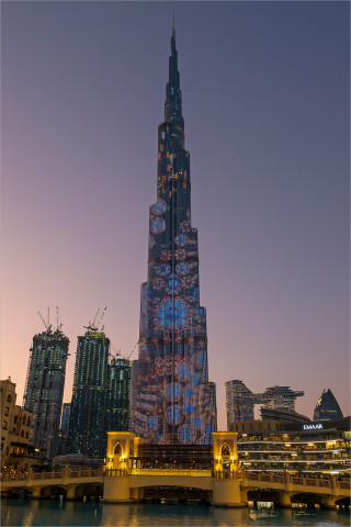  WandbildBurj Khalifa Dubai