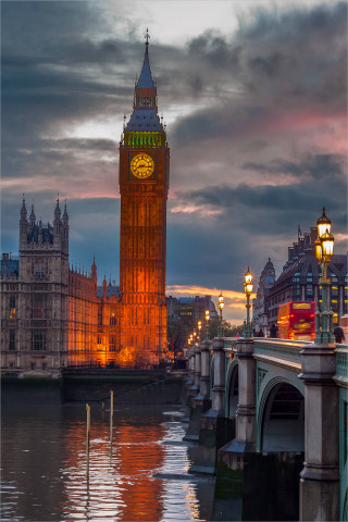  Wandbild London Big Ben Parlament