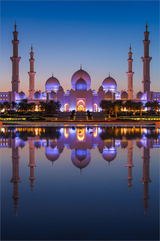  Wandbild Abu Dhabi Scheich Zayid Moschee